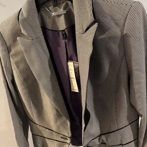 White House Black Market NWT Houndstooth Blazer